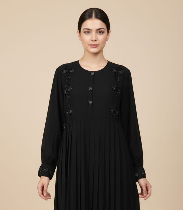 Palet Frock Design Firdous Fabric Naqab