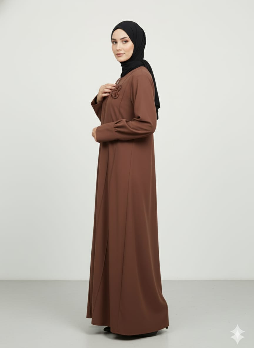 Aline With Zeep Design Firdous fabric Naqab