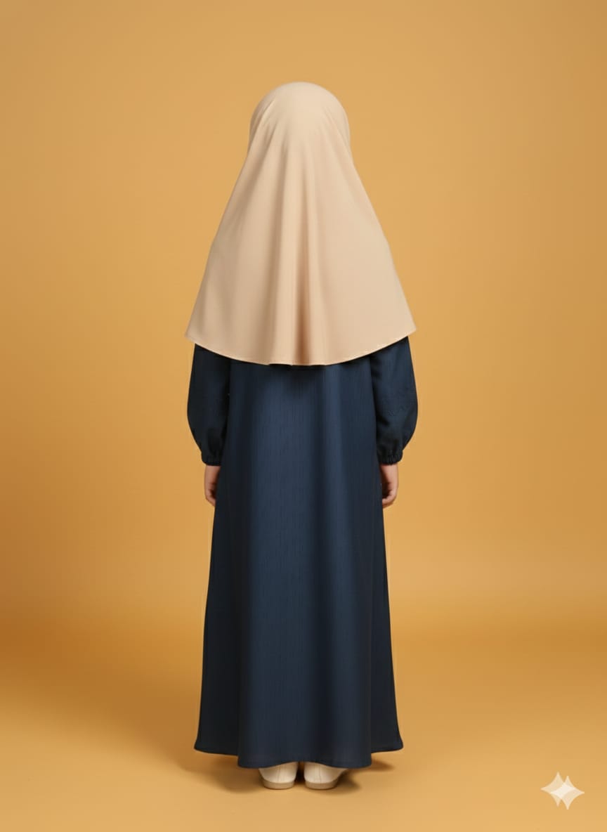 Kids Aline Naqab Tik Tok fabric With Dupatta