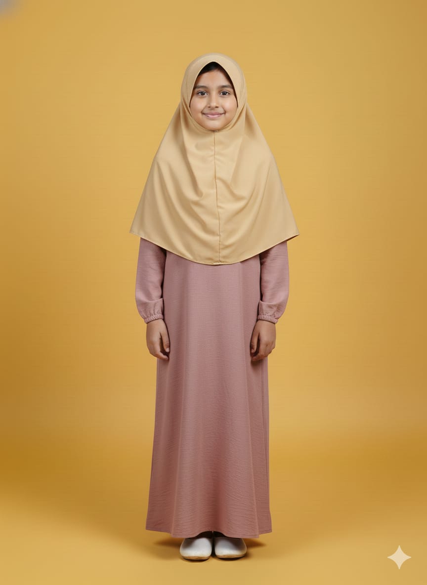 Kids Aline Design Soft Rinkal Fabric With Dupatta