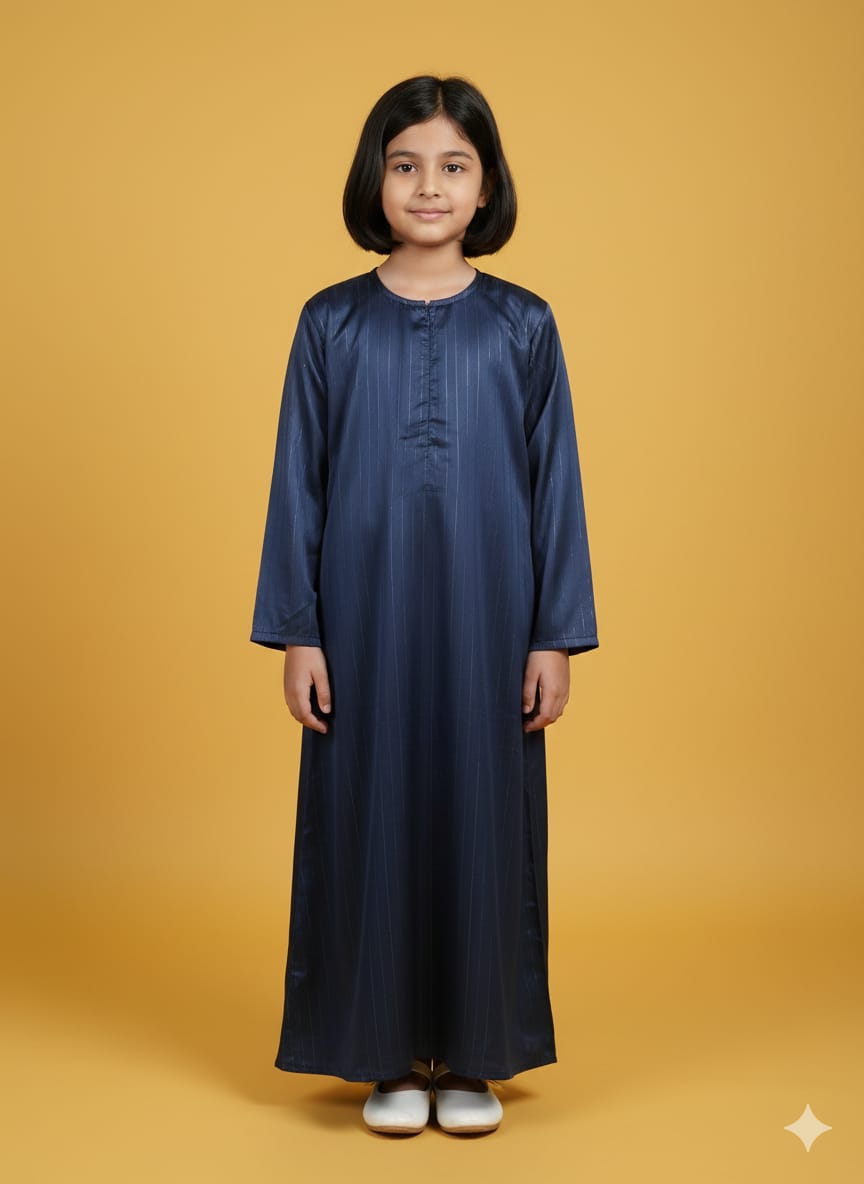 Kids Aline Naqab Nida Fabric With Dupatta