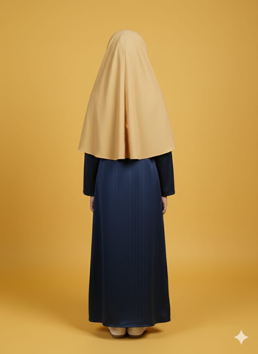 Kids Aline Naqab Nida Fabric With Dupatta