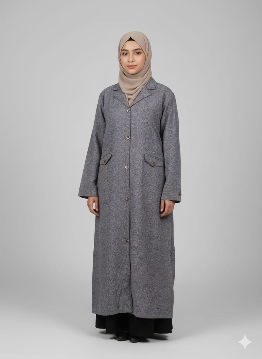 Free Size  Aline Design  Denim Naqab For Women and Girl Full Length Cotton Fabric