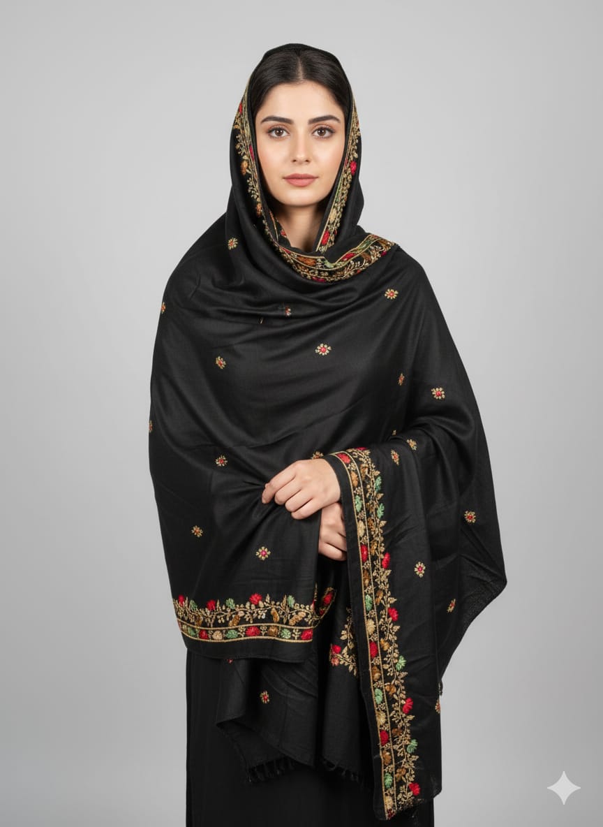 Redha  for Women Riyon Fabric  and Black colour