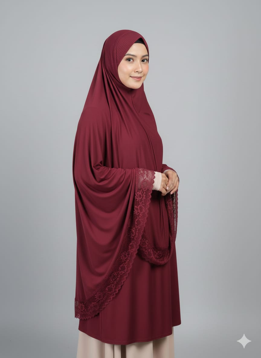 Soft Lycra Stylish Hijab for Women and Girl -and- Light pink Colour