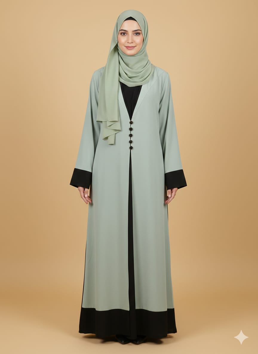 Shrug design Jorjet Fabric Naqab For Muslim Women and Girl